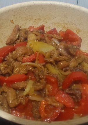 Foto resep Daging Goreng Saos Tiram