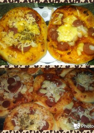 Foto resep Pizza 🍕 sosis 🍴 mini