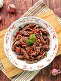 Tongkol Suwir Kecap, bumbu iris