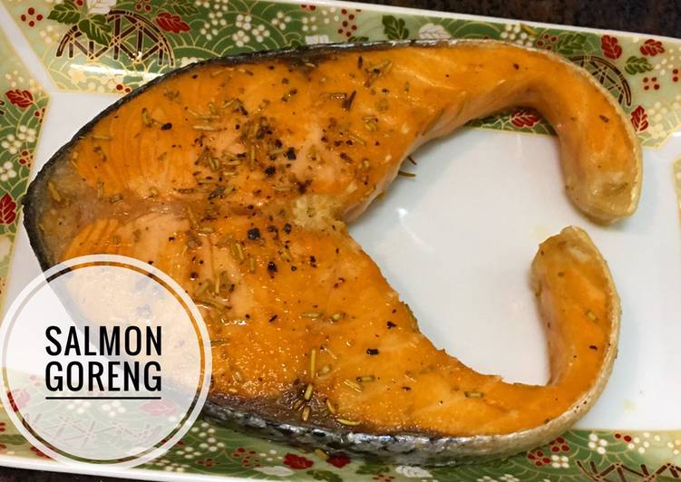 Resep Salmon goreng Anti Gagal