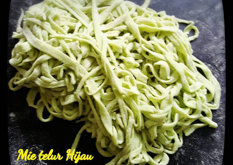 Resep Mie Telur Hijau Anti Gagal