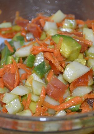 Una foto de Ensalada Fresca de palta