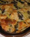 Pastel de zucchini y acelgas