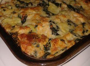 Una foto de Pastel de zucchini y acelgas