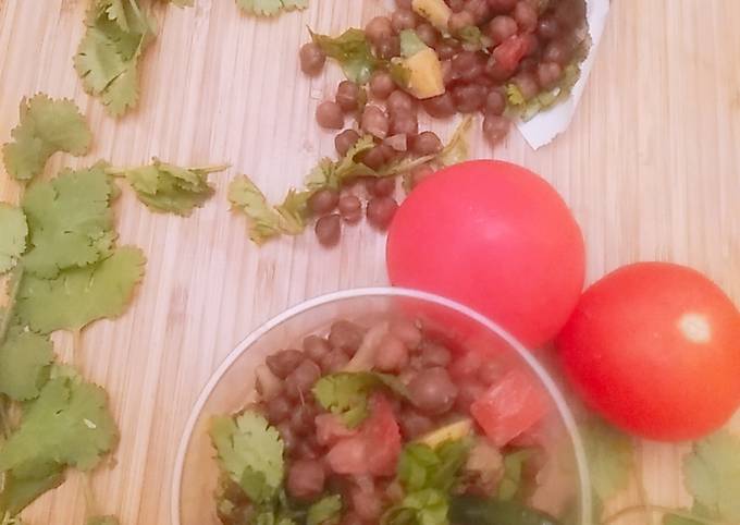 Nutritious and healthy $Rich in protein black chana chaat