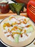 Lupis Dengan Sirup Gula Merah (Jajanan Pasar)