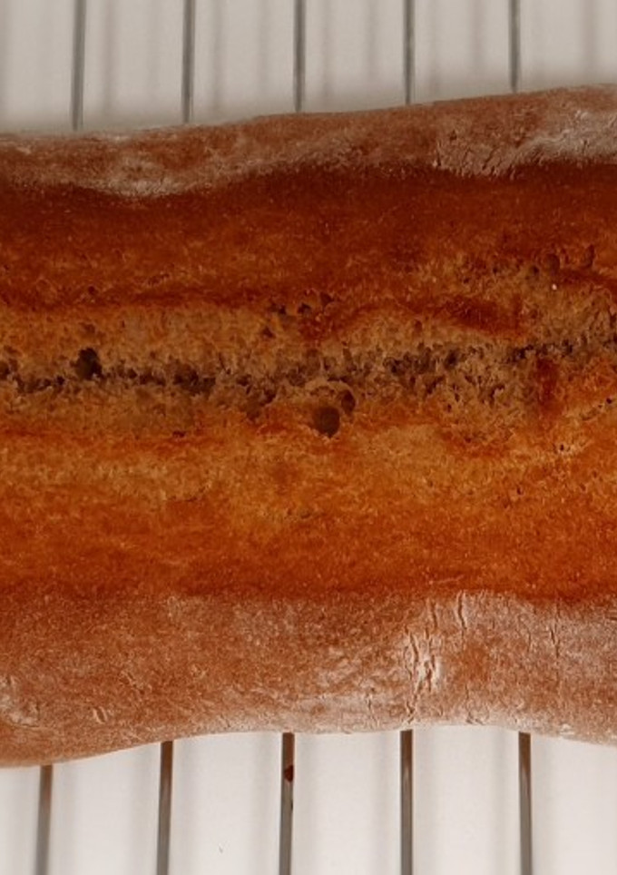 Una foto de Pan casero de espelta integral