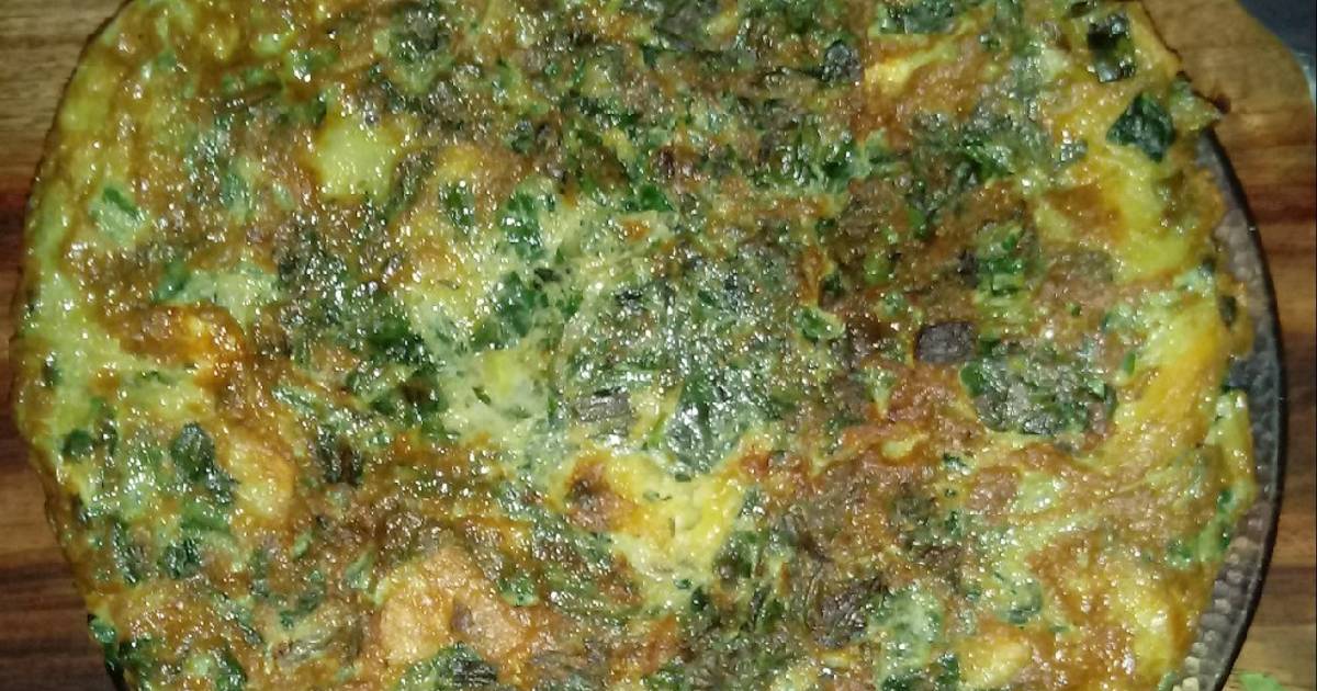 Tortilla de acelga y papa Receta de andru soso Cookpad