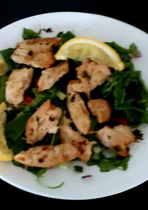 A picture of My Lemon Peppered Chicken Salad ❤.