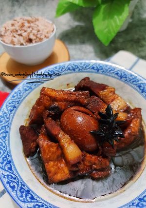 Foto resep Hong Bak Rice cooker / Pork soy sauce rice cooker(Non Halal)