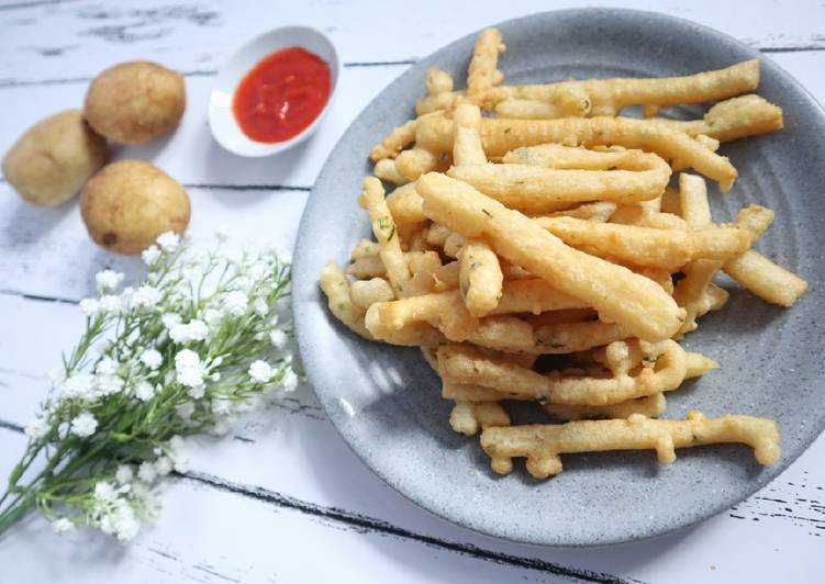 makanan Stiek keju kentang Anti Gagal