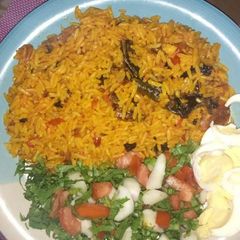 A picture of Oil rice.