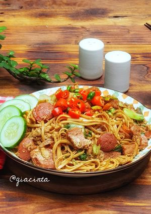 Foto resep Mie Goreng Sosis Gila