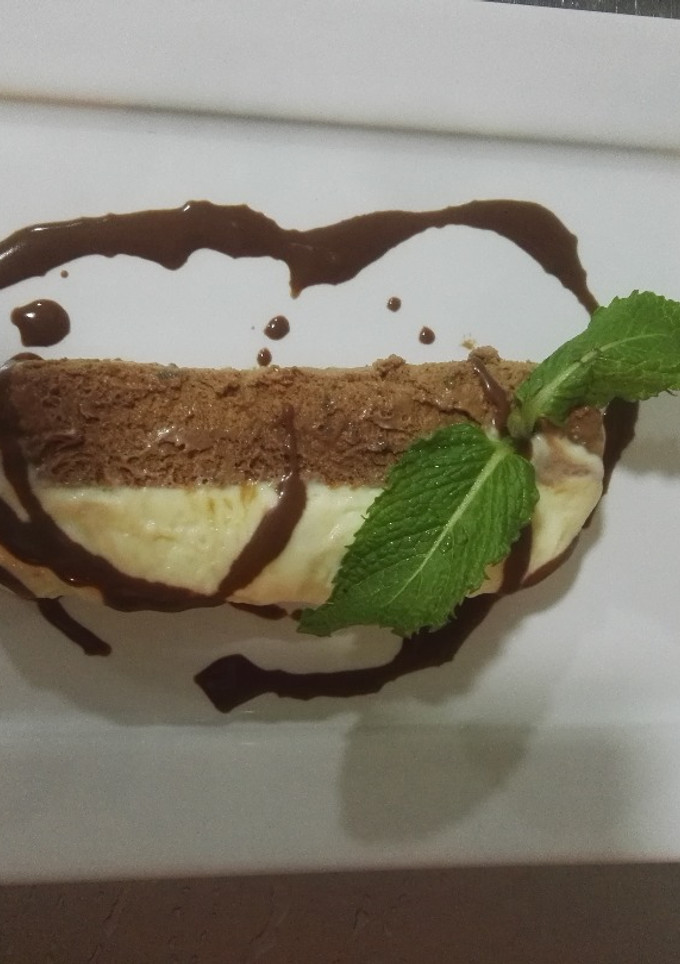 Una foto de Semifreddo doble chocolate