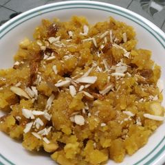 A picture of Moong Dal Halwa.