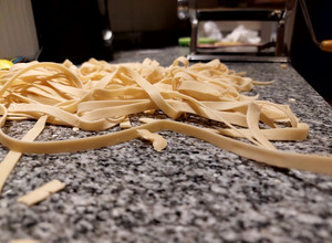 Una foto de Fideos caseros
