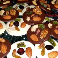 A picture of Mendiant french chocolates.