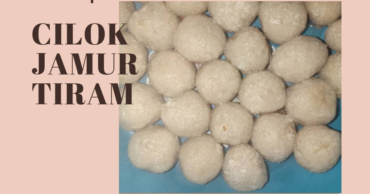 Resep Bakso Jamur Tiram Cilok Jamur Oleh Rieora Cookpad