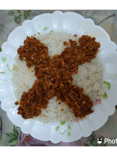 عکسی از دستور برنج با ماهی(تن ماهی)😋
