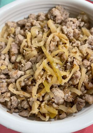 藍藍的-榨菜炒絞肉 的食譜成品照片