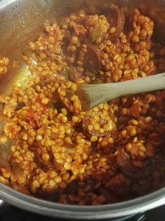 Una foto de Lentejas con chorizo (rápidas)