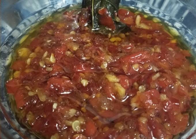 Resep Sambal Merah Ala Rumah Makan Padang Oleh Nurul Fathiya Cookpad