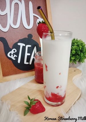 Foto resep Korean Strawberry Milk