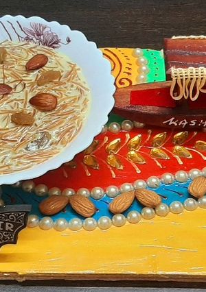 A picture of Kashmiri seviyan.