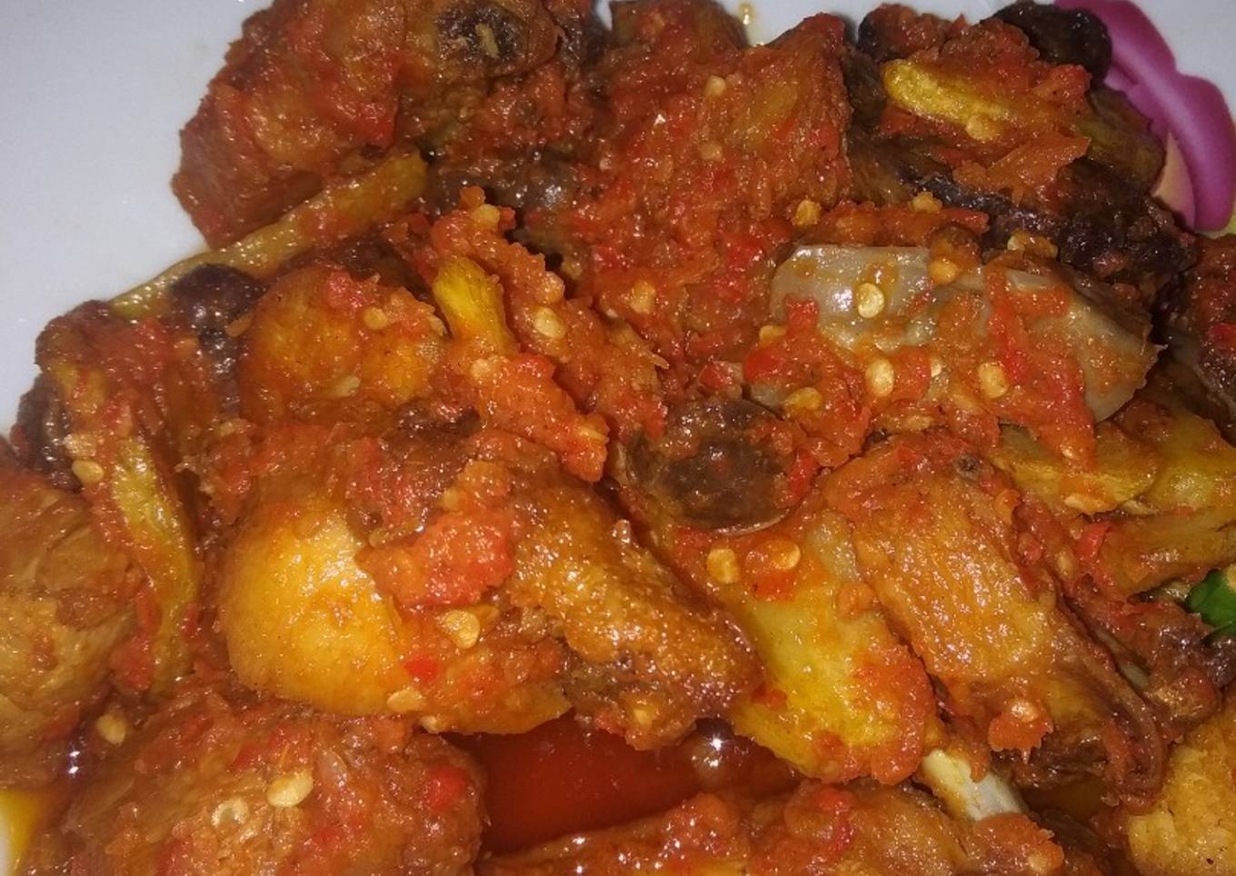 Ayam kentang balado