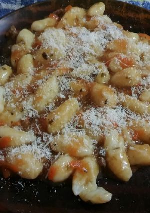 Una foto de Ñoquis caseros