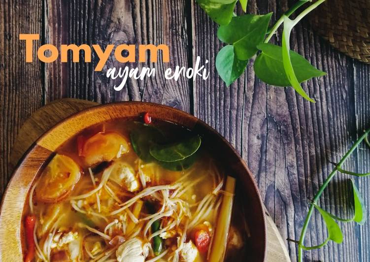 Recipe: Appetizing Tomyam Ayam Enoki - Resep Enyoi