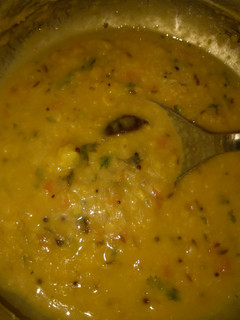 A picture of TOOR DAL with tadka.