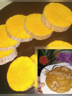 عکسی از دستور حلوای کدو حلوایی