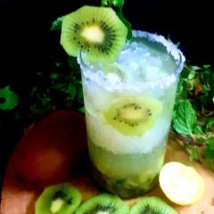 Kiwi mocktail A picture of Kiwi mocktail.