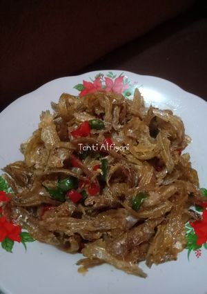 Foto resep Tumis ikan asin