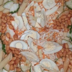 A picture of Vegetable N macroon salad.