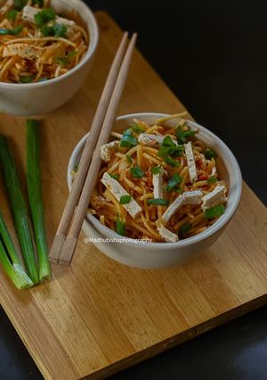 A picture of Spicy Timur Chilli Noodles.