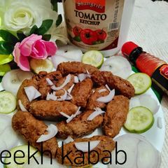 Seekh kabab 😃😃 A picture of Seekh kabab 😃😃.