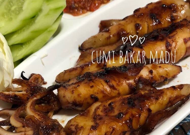 Cumi bakar madu pedas