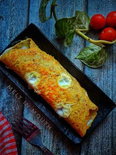 পোলকা ডট ওমলেট (Polka dot omelette recipe in Bengali) রেসিপির প্রধান ছবি