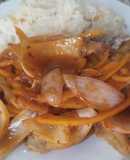 Escabeche sin picante de tilapia