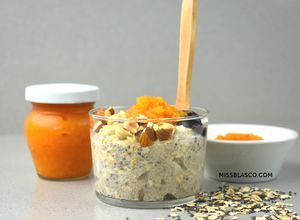 Una foto de Pudín de avena, psyllium y chía