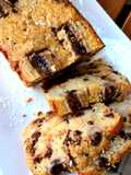 Banana bread con gocce di cioccolato