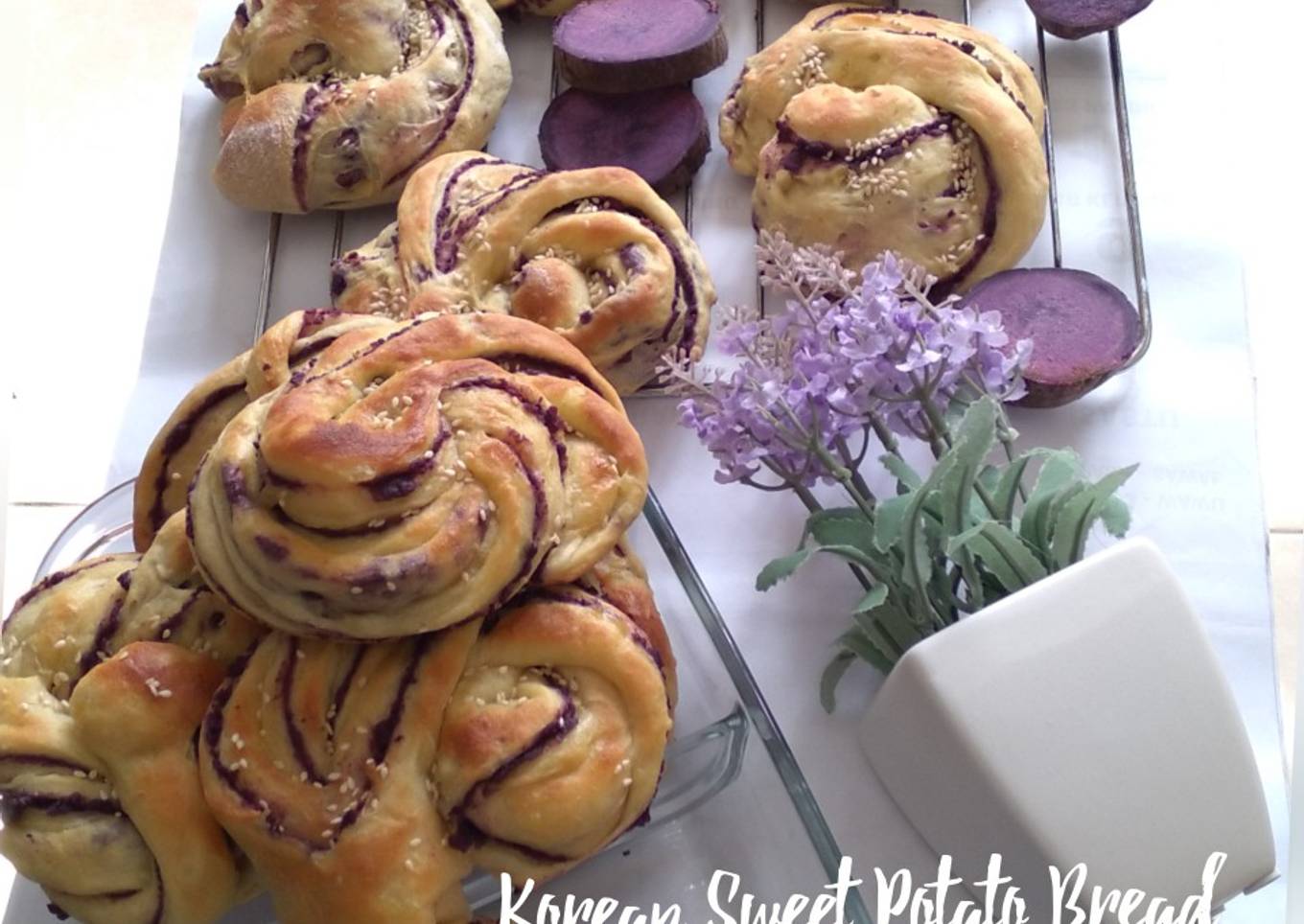 Korean Sweet Potato Bread