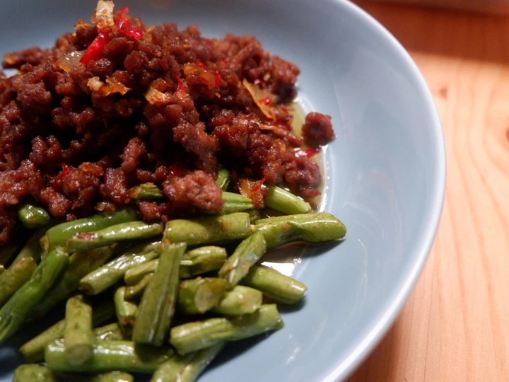 Cara Gampang Membikin Resep  Tumis Buncis Daging Cincang yang Sempurna, Enak