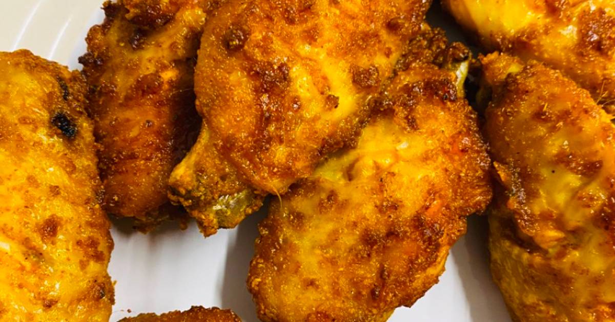 Chicken flats made in air fryer Recipe by F.B Cookpad