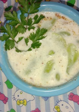 A picture of Green Grapes Raita.