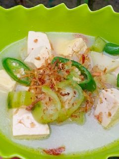 Foto resep Sayur Oyong Tahu Santan