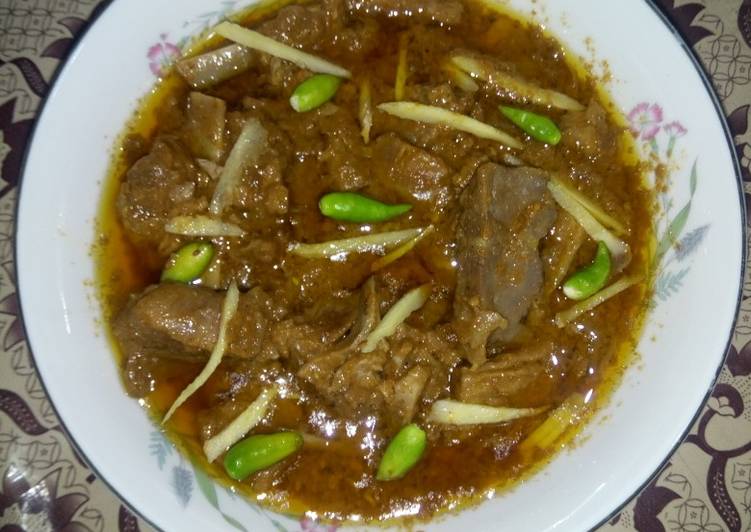 Ginger mutton