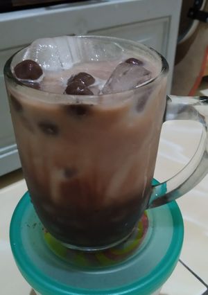 Foto resep Choco boba drink homemade